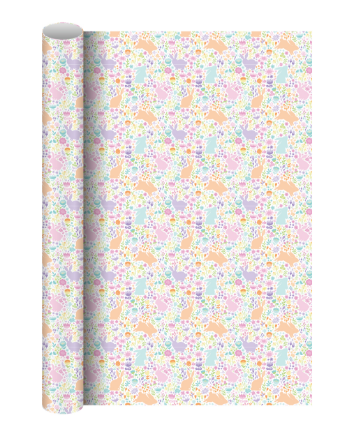 Easter Egg Bunny Pattern Gift Wrapping Paper EASE0024